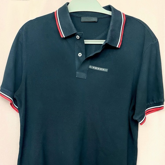 Prada Other - Navy PRADA polo XL